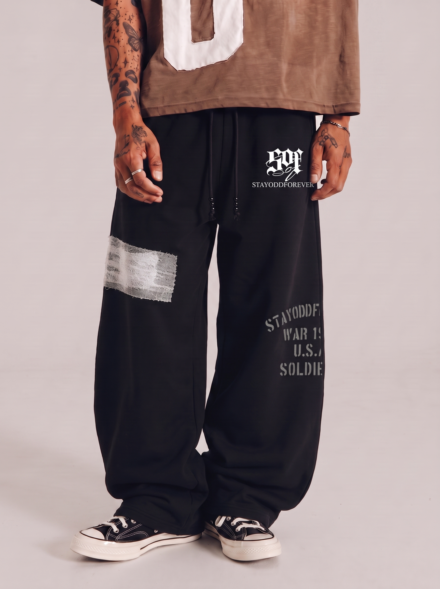 Bandage Utility Sweatpants