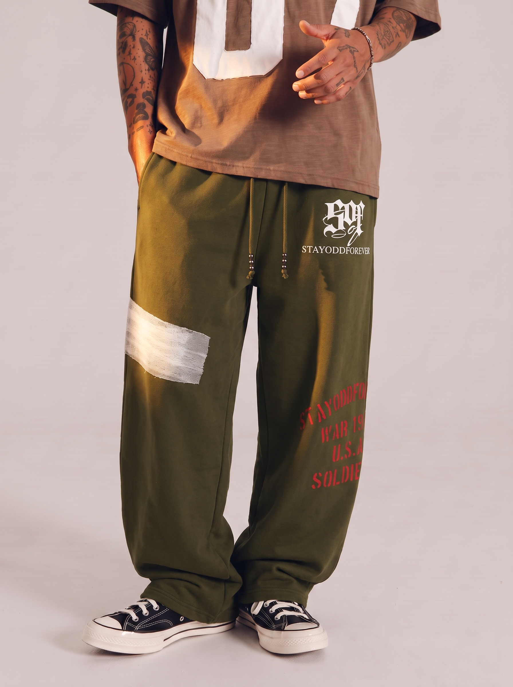 Bandage Utility Sweatpants